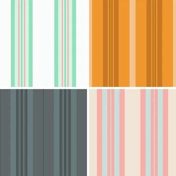 Balanced striped pattern set UI backgrounds. Orderly lines grids aid readab.. Stock Illustration