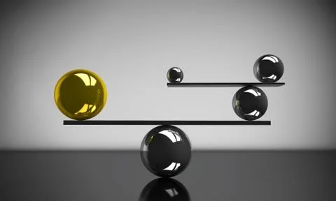 Balanced System Concept Stock Illustration