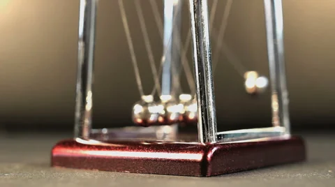 Balancing Balls, Newton's Cradle | Stock Video | Pond5