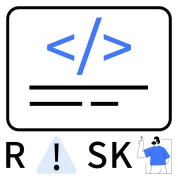 Balancing Code Security Risks with Development Efficiency and Awareness イラスト素材