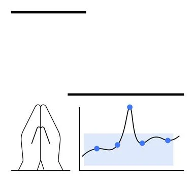 Balancing Data and Spirituality The Intersection of Analytics and Mindfulne.. Stock Illustration