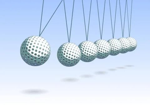 Balancing golf ball イラスト素材