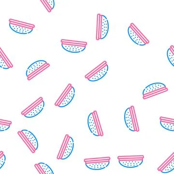 Balancing hemisphere gym equipment vector seamless pattern Stockillustratie