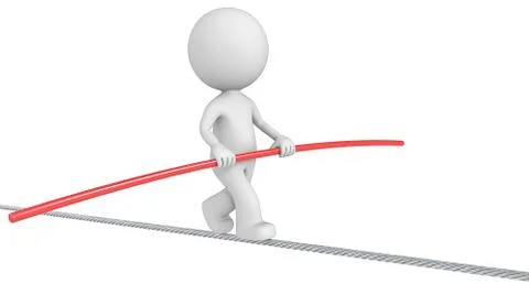 Balancing. Stock Illustration