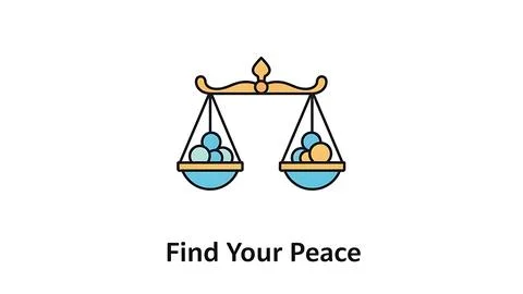 Balancing peace Stock Illustration