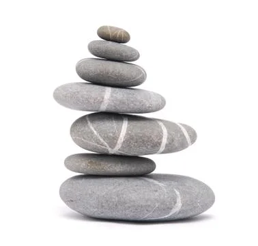 Balancing pebbles Stock Photos