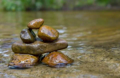 Balancing rocks Stock Photos
