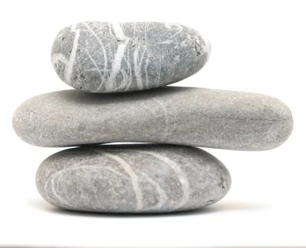 Balancing stone tower Stock Photos