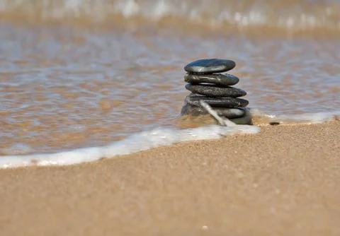 Balancing stones Stock Photos