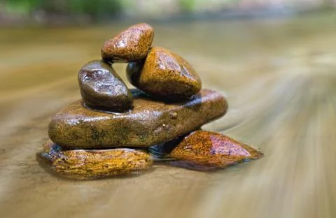 Balancing stones Stock Photos