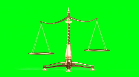 Balancing Weight Scales Stock Footage 652627