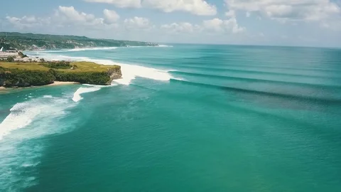 Balangan beach Bali Stock Footage 106604167