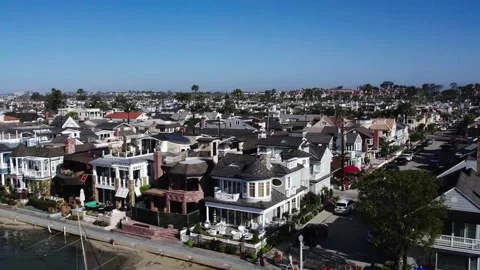 Balboa Island dolly back Video stock 172463948