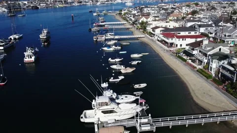 Balboa Island Slow Video stock 172465778