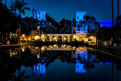 Balboa park reflection Stock Photos