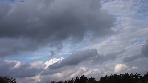 Balck cloudy Stock Footage 301219857