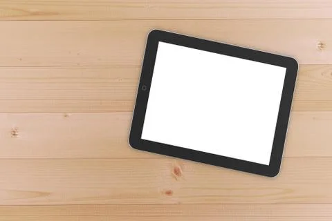 Balck digital tablet Illustration