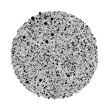 Balck Grey Bubbles Circle Random Dots. 스톡 일러스트