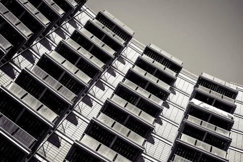 Balconies pattern Stock Photos