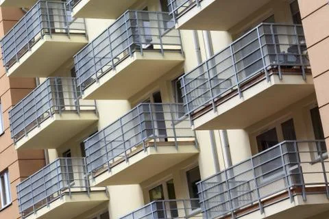 Balconies Foto stock