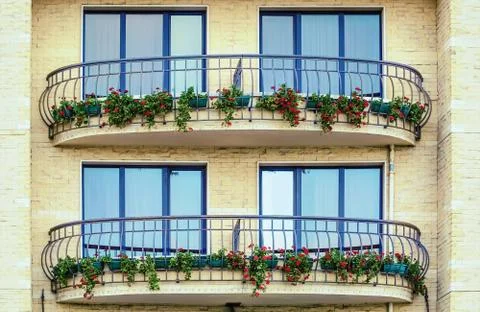 Balconies Stock Photos