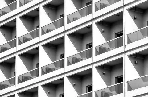 Balconies Foto stock