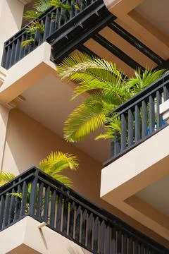 Balconies 스톡 사진