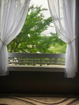 A balcony called Bellevue Foto stock