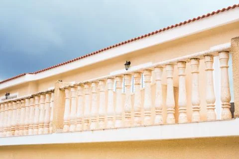 Balcony In classical style Stock Photos