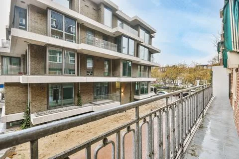 Balcony of a house Stock Photos
