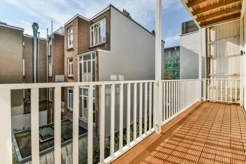 Balcony of a house Stock Photos