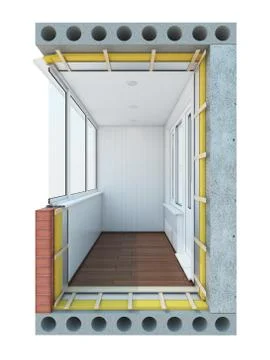 Balcony Stock Illustration