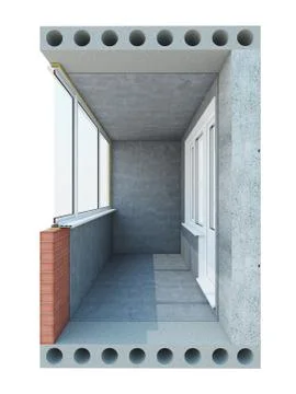 Balcony Stock Illustration