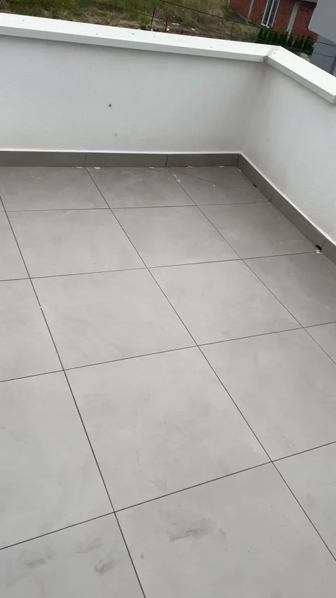 Balcony with Multiple Tiles - Modern Flooring, Home Exterior Architecture Views 库存影片 201820911