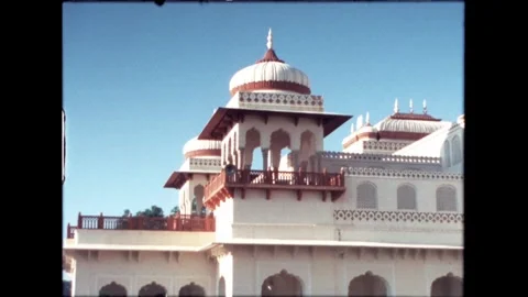 Balcony of a Palace in Jaipur Stock Footage 276293171