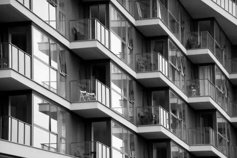 Balcony pattern Stock Photos