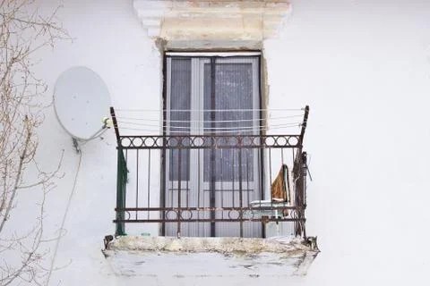 Balcony with private facilities Foto stock