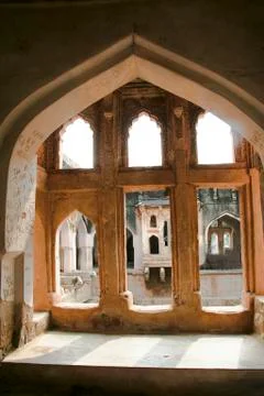 Balcony at Queens' Bath Stock Photos