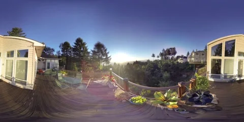 Balcony Sunrise Vídeo Stock 54040692