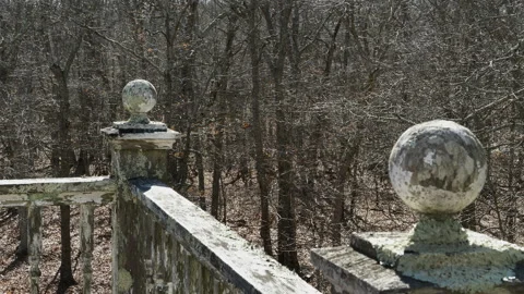Balcony with tree background Video stock 237015719