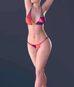 Bald eagle 3d illustration in the style of watercolor painting isolated on white Stock Illustration