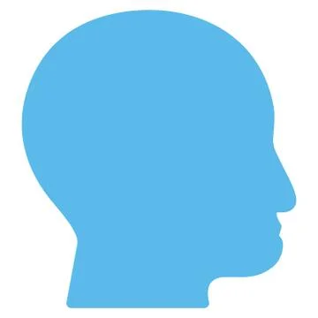 Bald Head Icon Stock Illustration