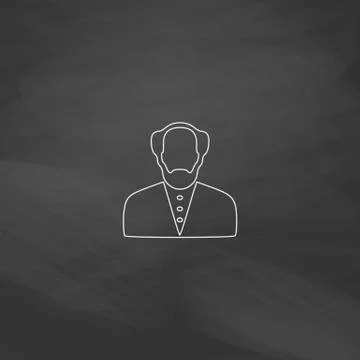 Bald Man computer symbol イラスト素材