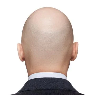 Bald man head Stock Photos