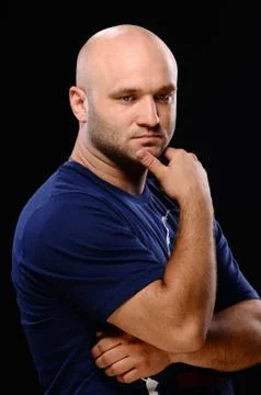 Bald man Stock Photos