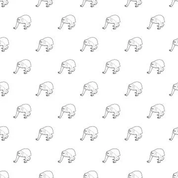 Bald wakari pattern vector seamless Stock Illustration