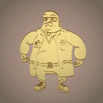 Balda temp Stock Illustration