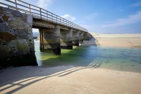 Baldaio beach. Stock Photos