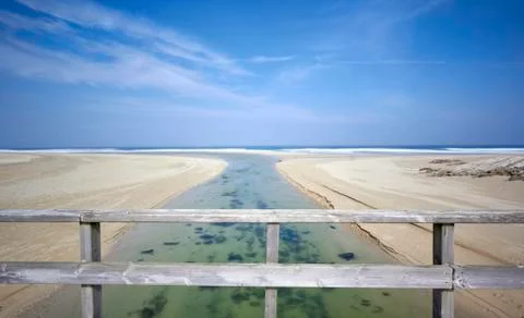Baldaio beach. Stock Photos