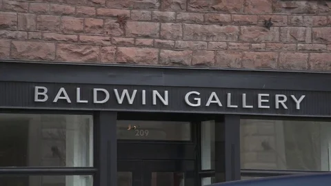 Baldwin Gallery in Aspen Video stock 84507120
